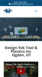 Mobile Screenshot of designtekplastics.com